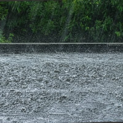 Raining